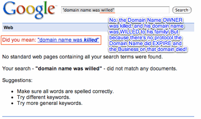 _domain name was willed_ - Google Search