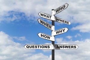 Questions and Answers signpost